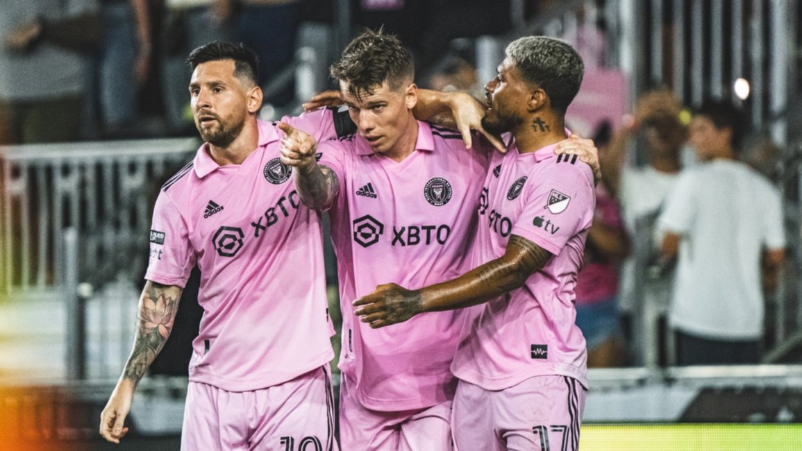Con otro gol de Messi, Inter Miami goleó a Charlotte y se metió en las semifinales de la Leagues Cup