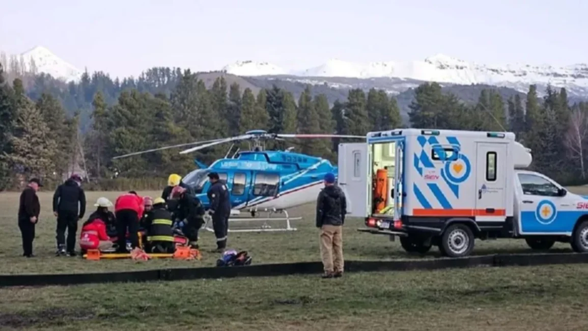 Rescatan una mujer en el cerro Chapelco
