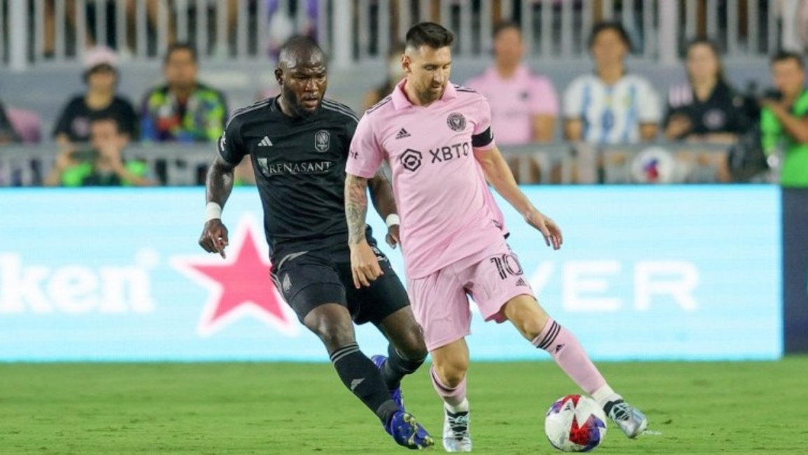 El Inter Miami de Lionel Messi no se lució y empató frente al Nashville en la MLS
