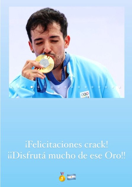 Juegos Olímpicos: “¡Felicitaciones crack! Disfrutá mucho de ese oro”, el mensaje de Messi al Maligno