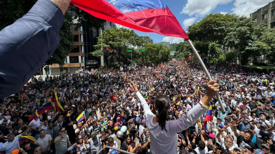Miles de venezolanos marcharon en todo el país, denunciando fraude electoral