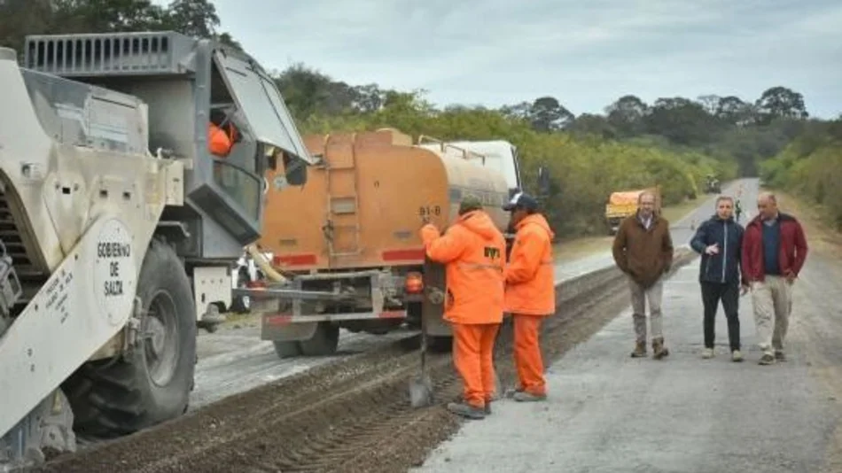 Con una inversión de $12.000 millones de la provincia, comenzó la repavimentación de la ruta provincial 5, 