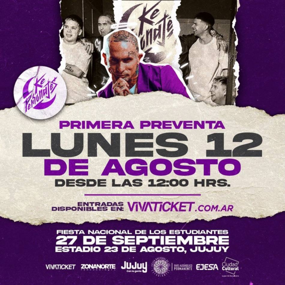 El lunes comienza la preventa de entradas para la Elección a Representante Nacional de los Estudiantes