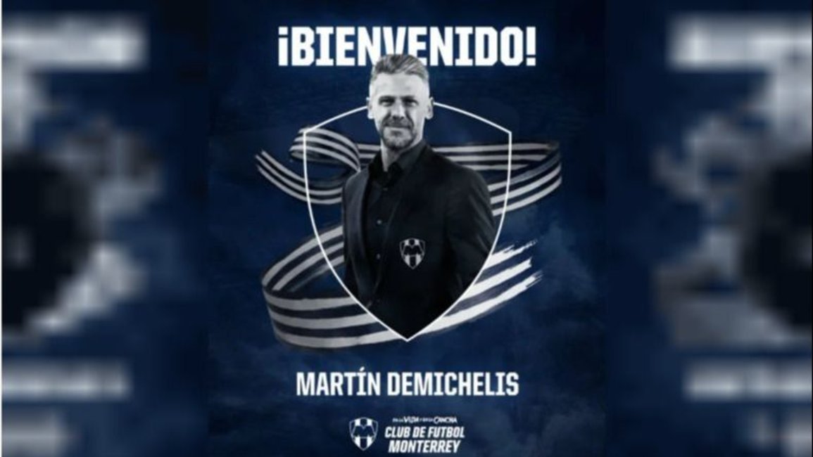 Tras su ida de River, Demichelis fue presentado como entrenador del Monterrey de México