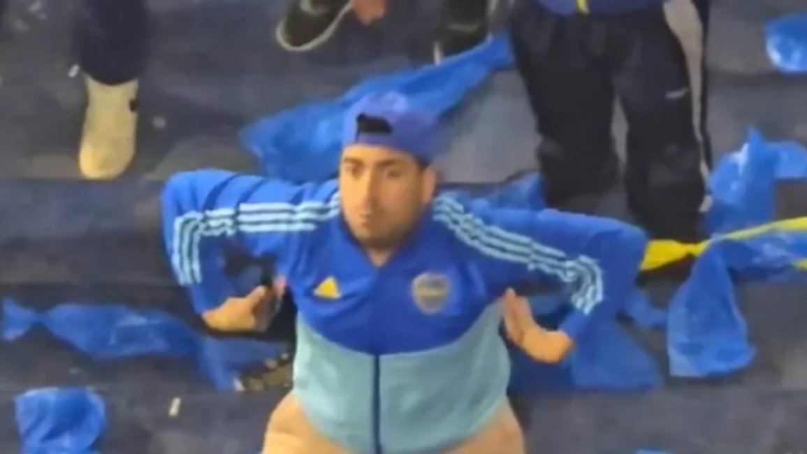 Imputaron al hincha de Boca que realizó gestos de racismo en el partido ante Cruzeiro