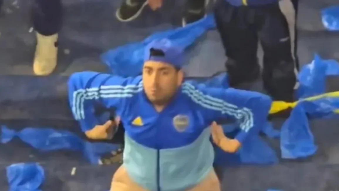 Imputaron al hincha de Boca que realizó gestos de racismo en el partido ante Cruzeiro