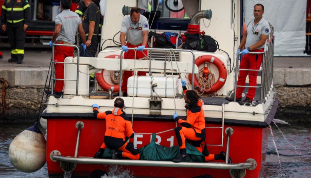 Hallaron Cinco Cadáveres Dentro Del Yate De Lujo Hundido En Sicilia Y ...