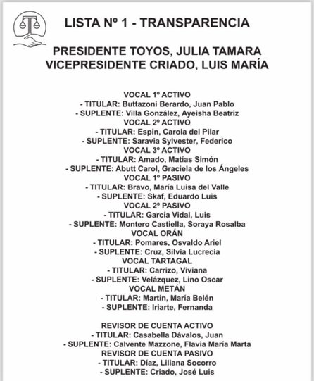 Julia Toyos es la nueva presidenta de la Caja de Abogados de Salta