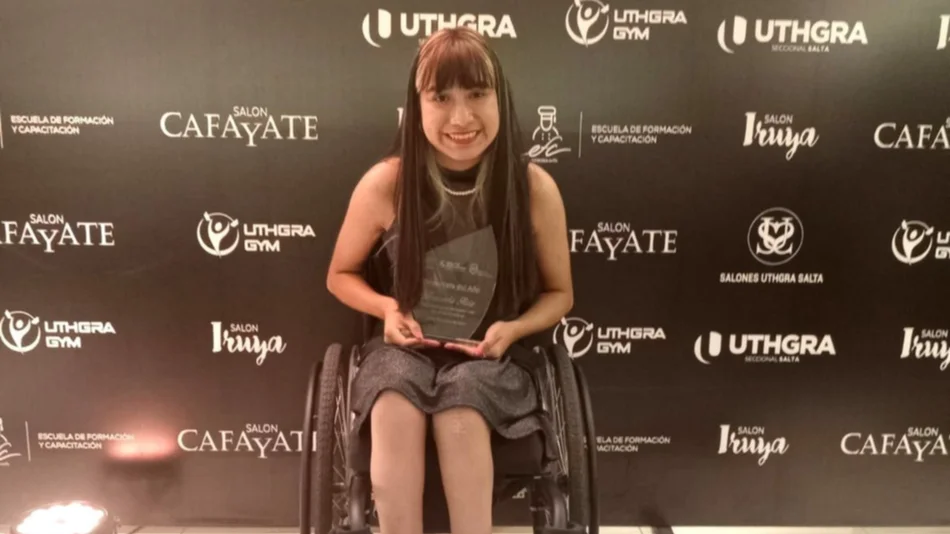 Fernanda, la joven campeona en atletismo adaptado, necesita una silla especial para los nacionales