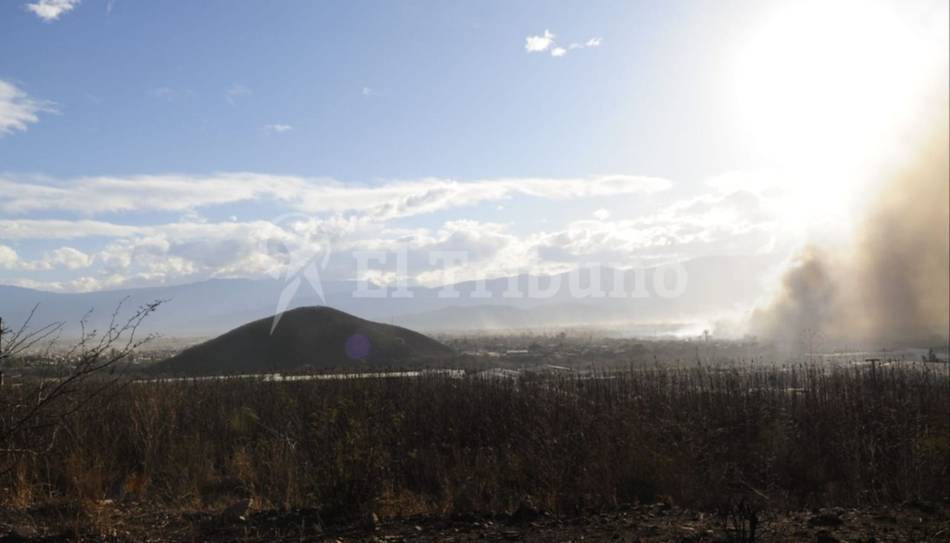 El viento Zonda provocó una oleada de incendios de pastizales en Salta: las zonas más críticas