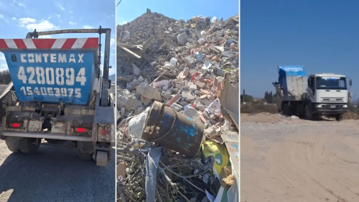 VIDEO. La empresa que arrojó residuos donde se produjo el incendio en 20 de Junio, ahora lo hizo en el río Arias