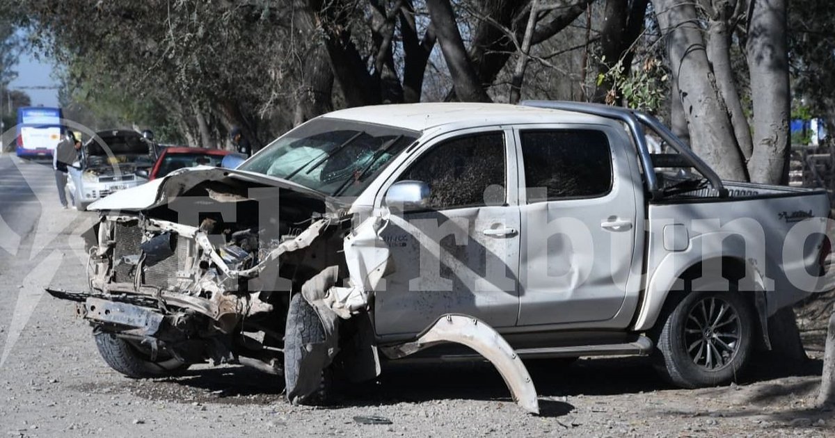 VIDEO. Impactante choque en la ruta 26 entre una camioneta y un auto