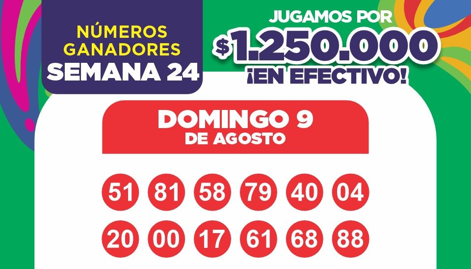 NUMEROS DE LA SEMANA 24