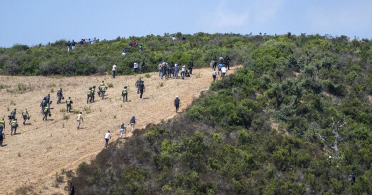 Marruecos evitó que 148 migrantes entraran en Ceuta