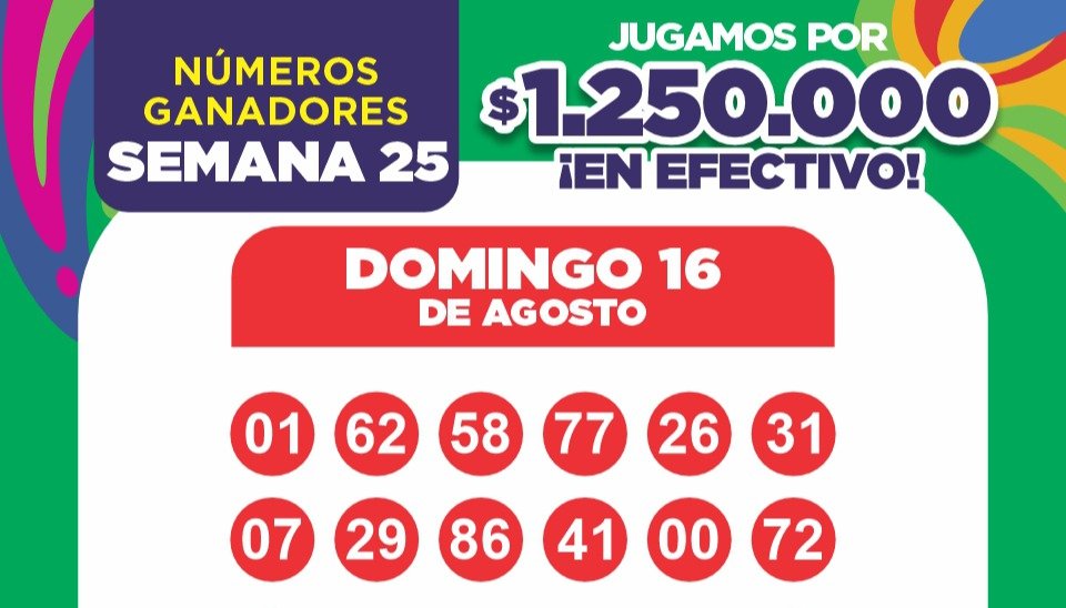 NUMEROS DE LA SEMANA 25