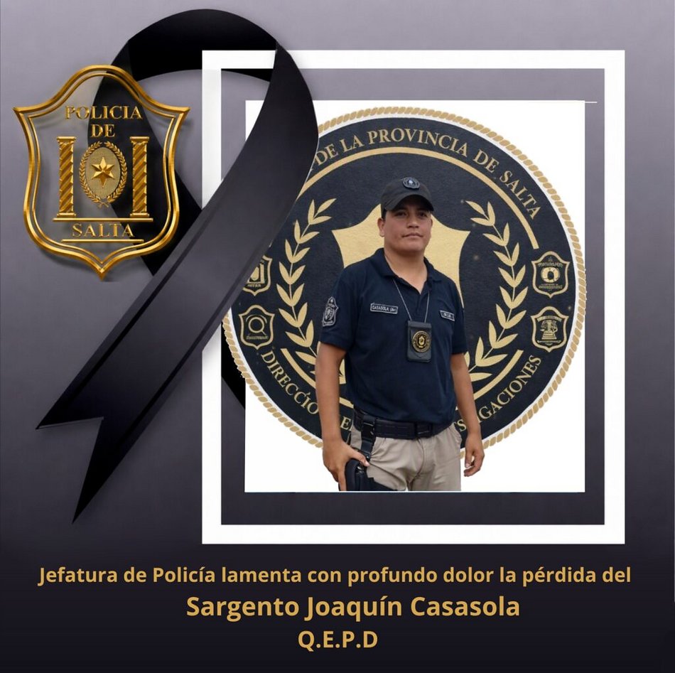Murió un sargento de la Policía de Salta tras chocar con un tráiler en el acceso a Colonia Santa Rosa