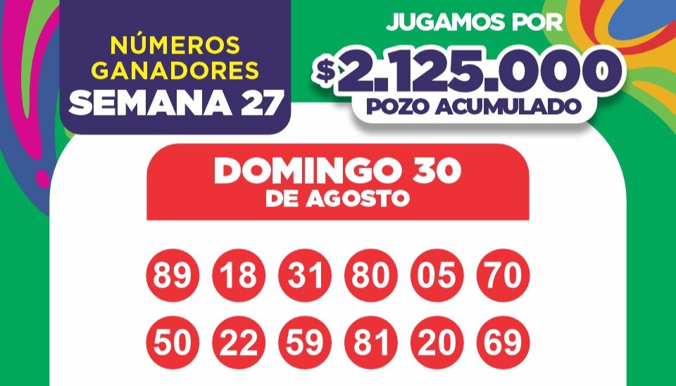 NUMEROS DE LA SEMANA 27