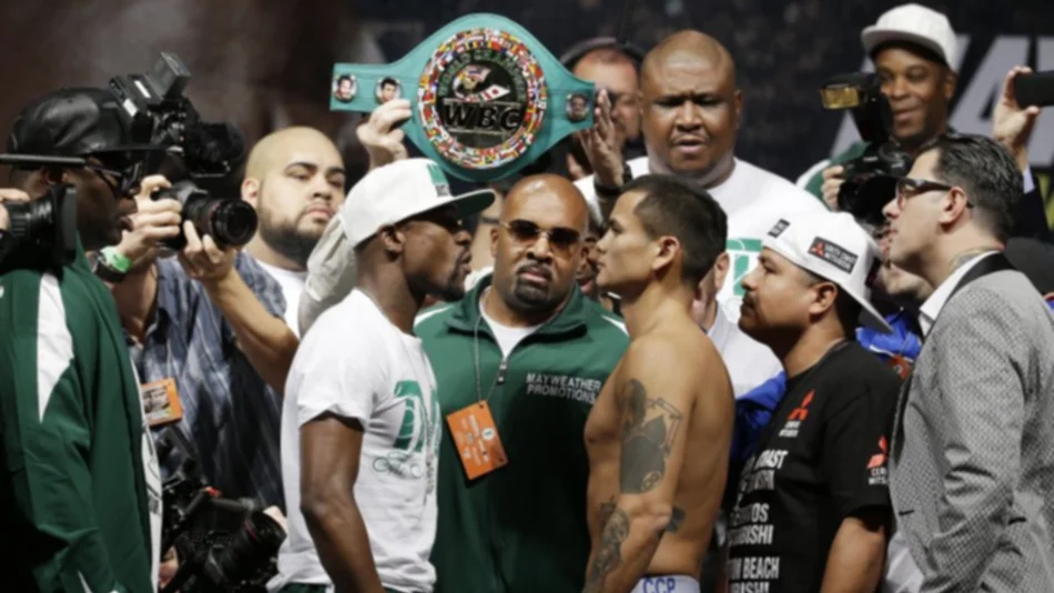Mayweather vs. Maidana: pasaron el pesaje y ahora se viene la pelea