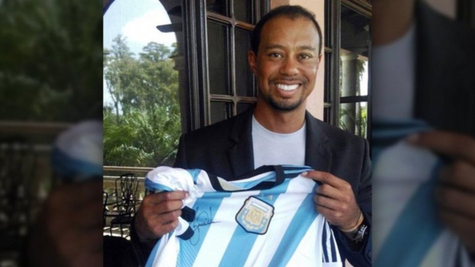 De un maestro a otro: Tiger Woods se declaró fanático de Messi