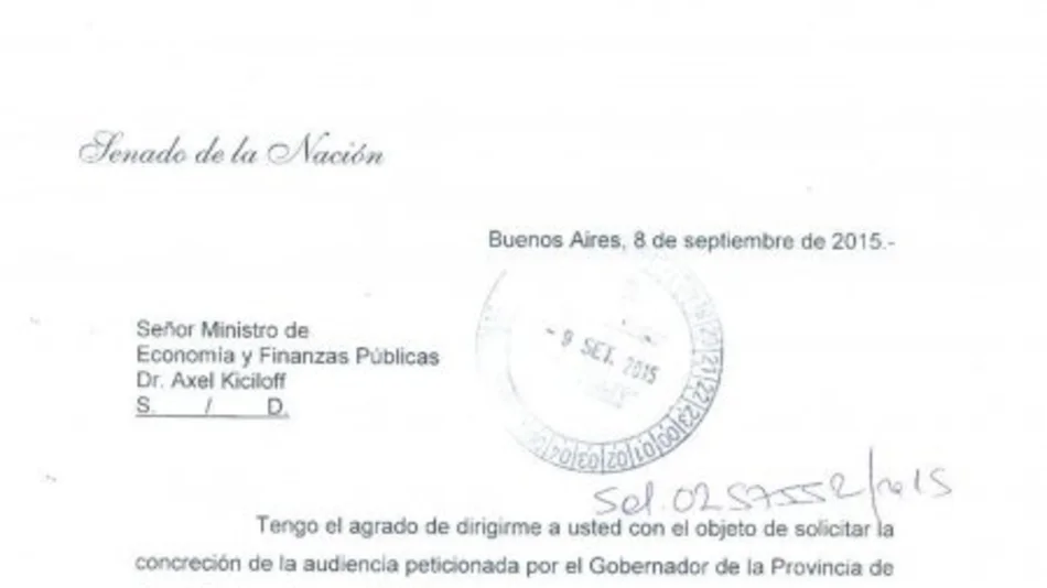 Romero pidió a Kicillof que reciba a Urtubey   