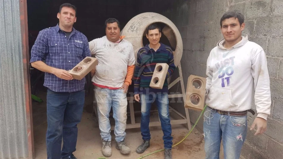 Emprendedores rosarinos fabrican ladrillos ecológicos