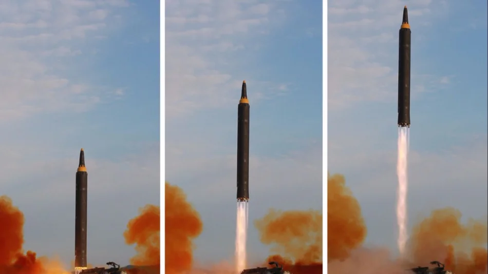 Corea del Norte difundió fotos y un video de su última prueba de misil