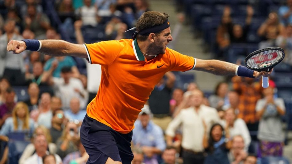 Del Potro, renegando, pasó a los octavos de final en el US Open