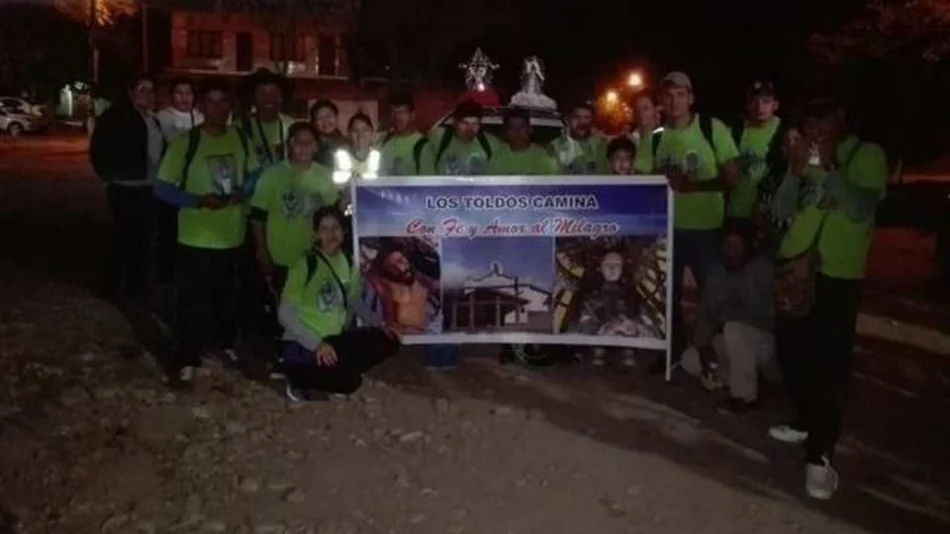 Once caminantes partieron desde Los Toldos: recorrerán 500 kilómetros