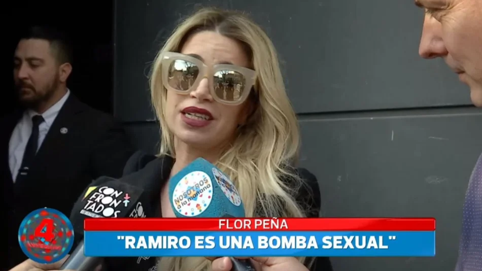 Flor Peña rompió el silencio sobre los comprometedores audios de su pareja, el salteño Ponce de León