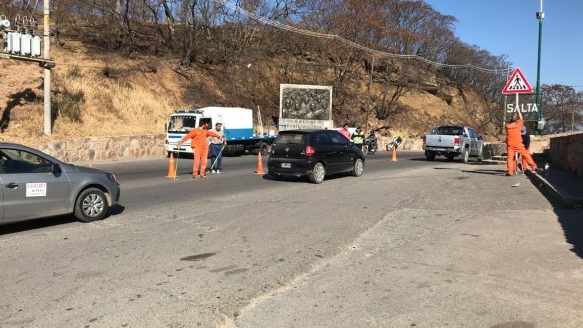Ya no se podrá girar a la izquierda para subir al cerro San Bernardo por avenida Asunción