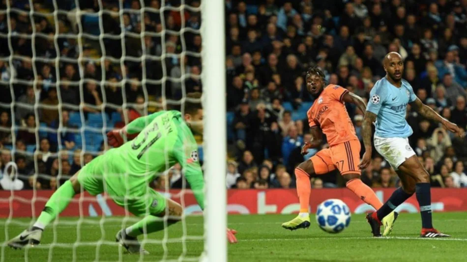 Lyon sorprendió al City en Inglaterra