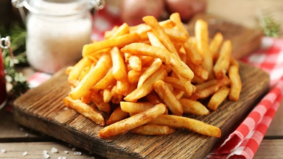 Sufrió graves trastornos por alimentarse todos los días con papas fritas