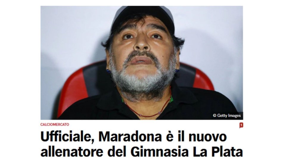 En todo el mundo hablan de Maradona