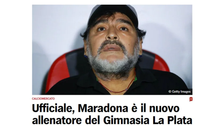 En todo el mundo hablan de Maradona