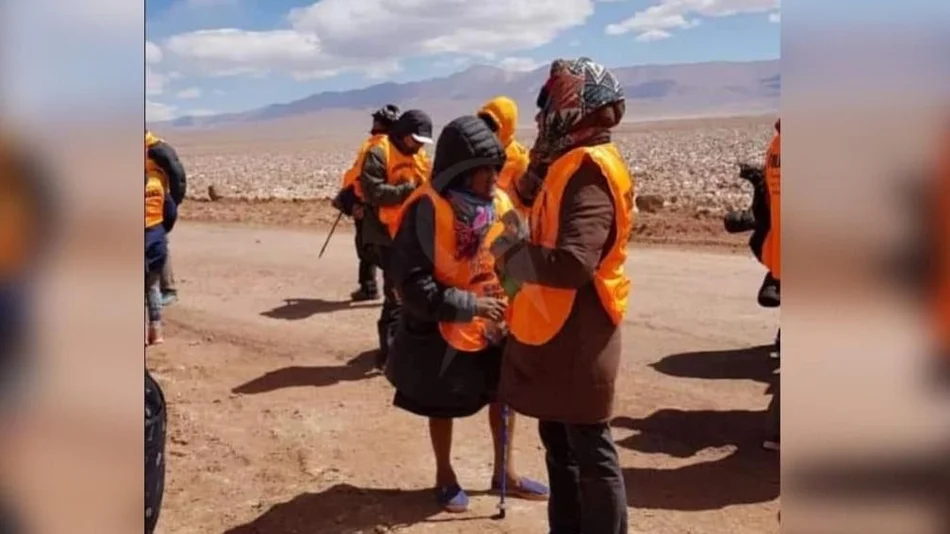 Con 67 años, Feliciana camina 400 kilómetros desde Tolar Grande  