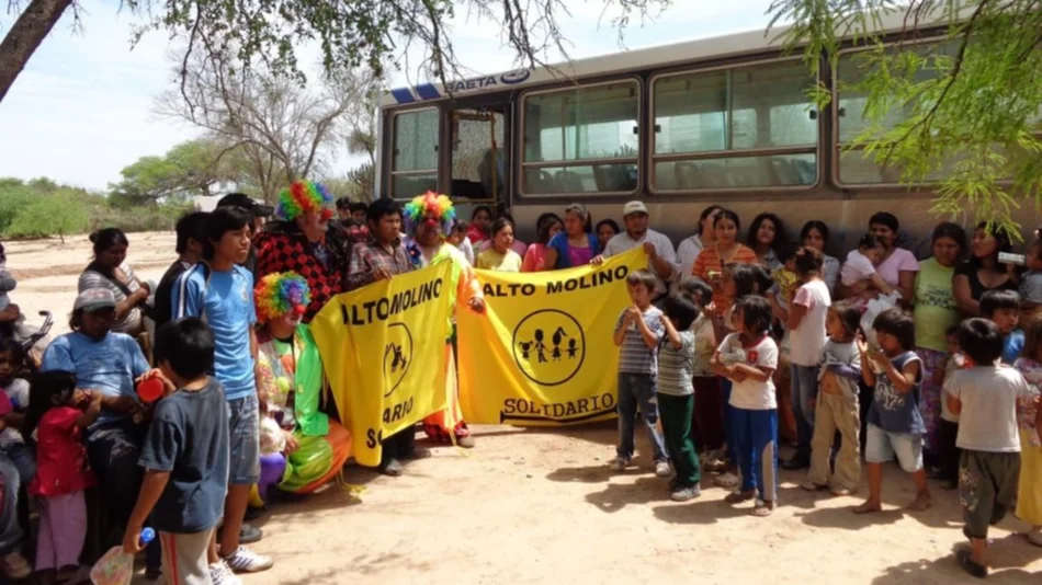 Movida solidaria por los chicos de la misión wichi de El Chañaral