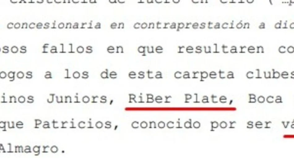 “Ra sin club, Indesingente y RiBer Plate”: el insólito fallo de un juez laboral 