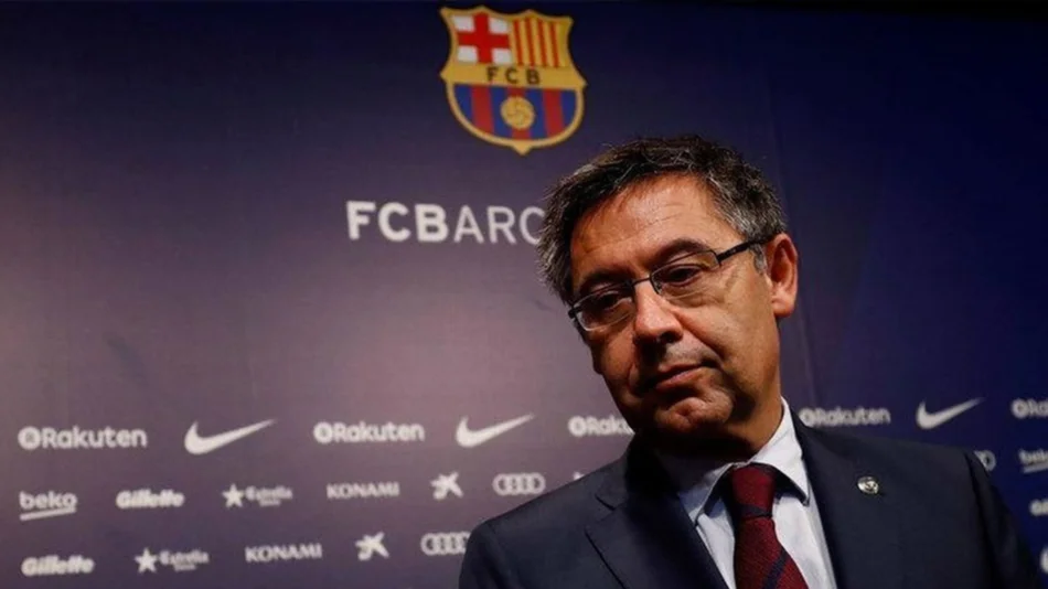Tras la "guerra" con Messi, Bartomeu fue acusado de corrupción