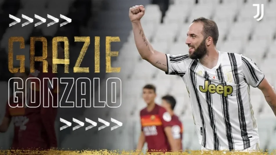 Juventus oficializó la salida de Higuaín 
