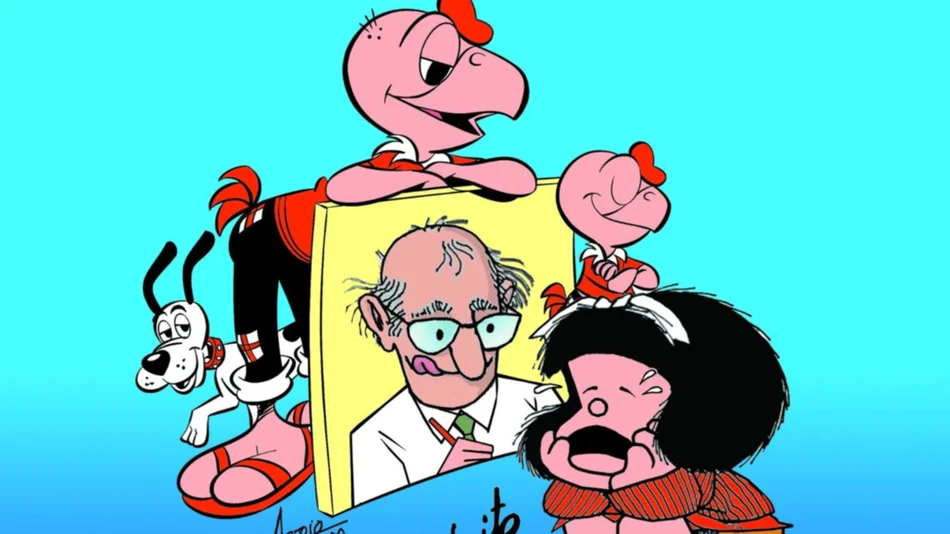 Tras la muerte de Quino, Condorito le da ánimos a Mafalda