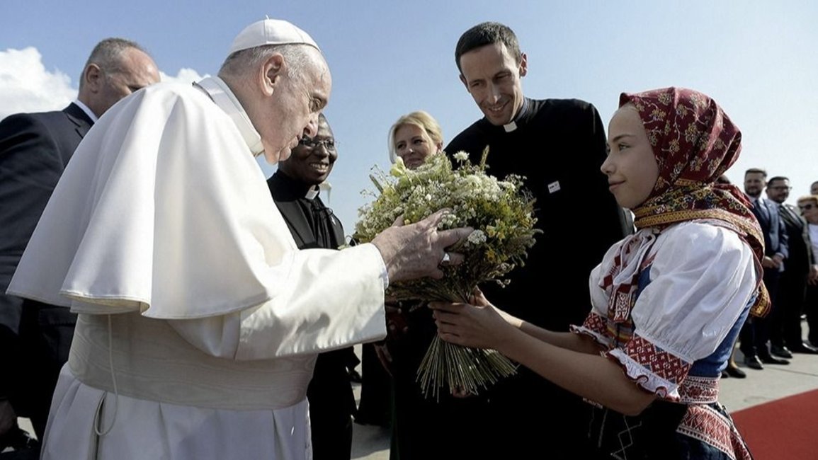 Desde Eslovaquia, el Papa pidió una Europa libre de ideologías 