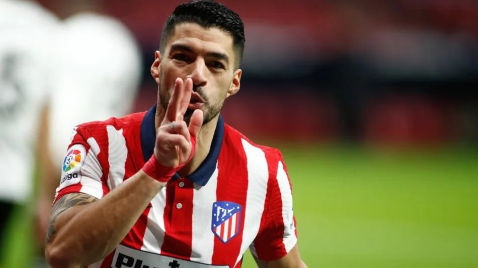  Suárez le dio la victoria al Atlético de Madrid