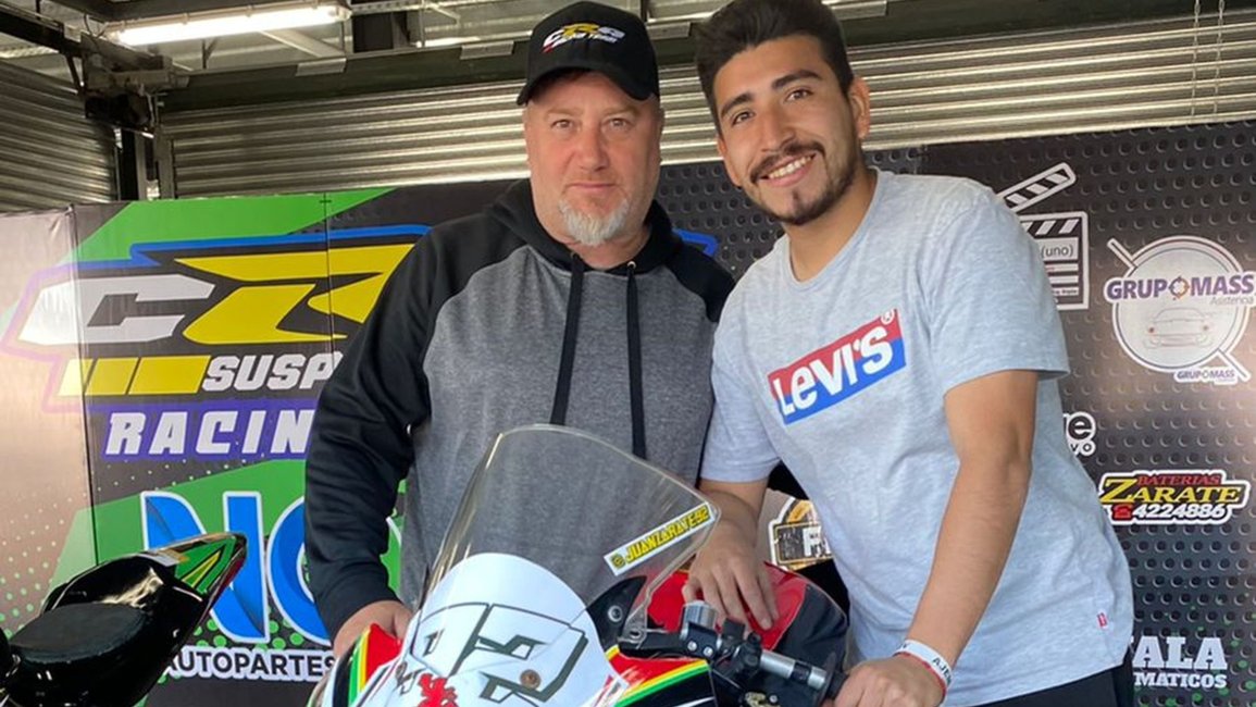 Juan Zárate vuelve a la actividad en Superbike