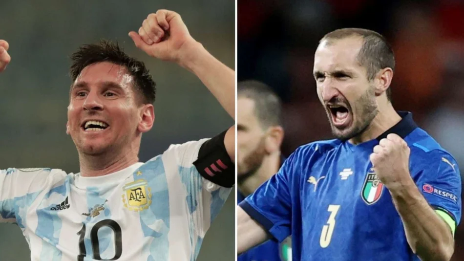 Argentina-Italia, el partido entre los campeones continentales ya tiene fecha