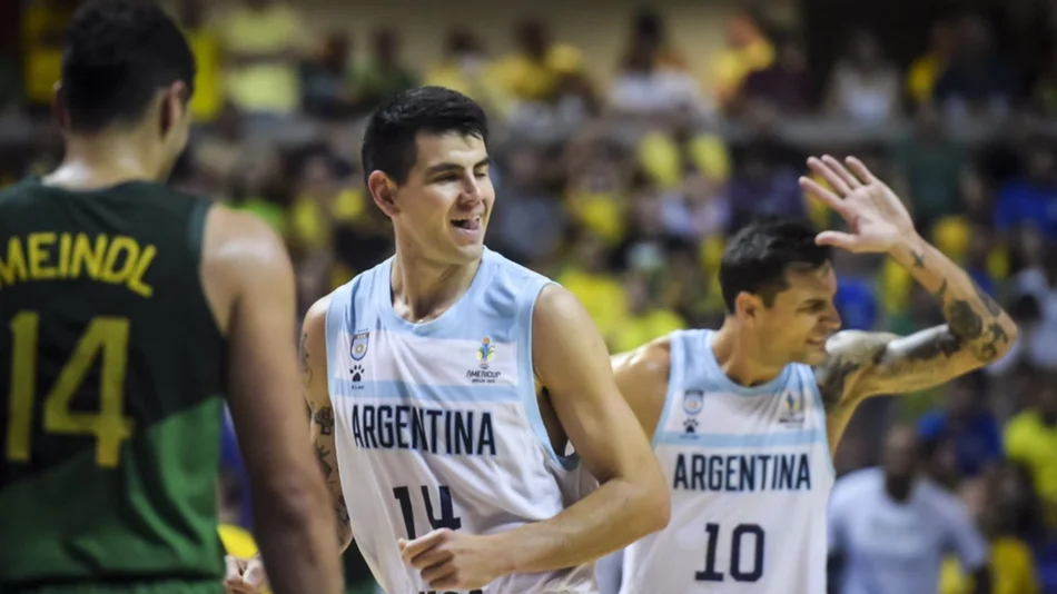 Argentina le ganó a Brasil en Recife y se quedó con la AmeriCup