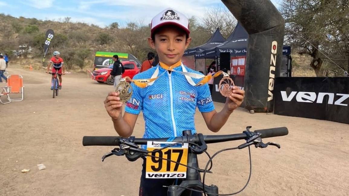 Alejo Sayavedra es el nuevo campeón del Argentino de mountain bike