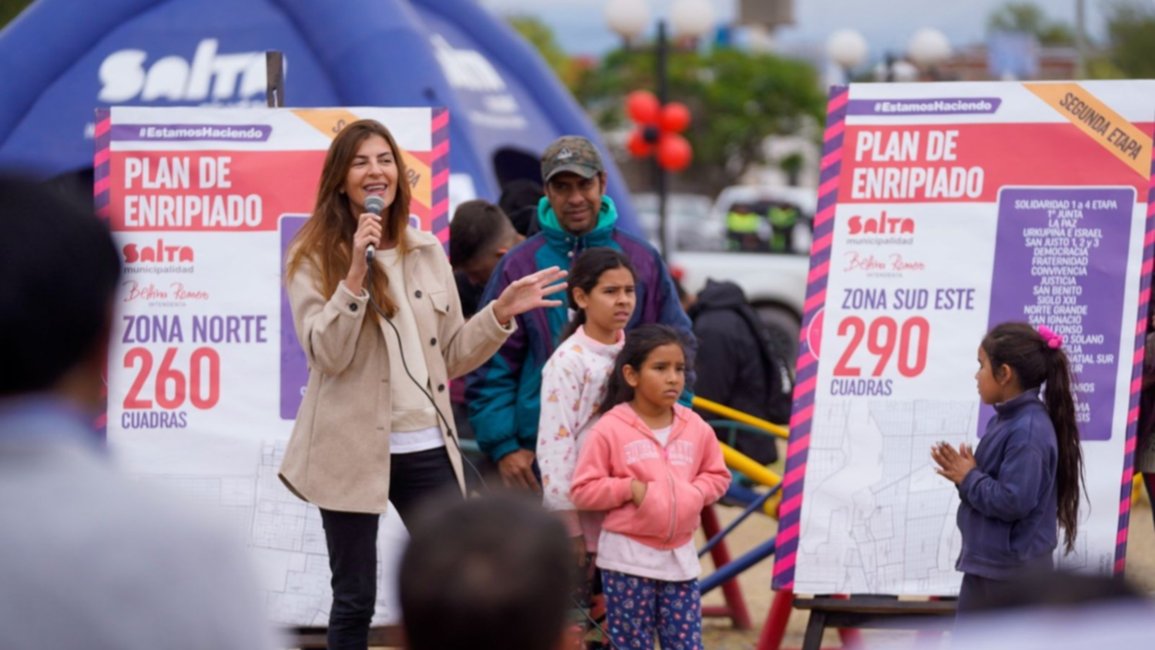 Bettina Romero: “Con este plan completaremos el 50% de calles mejoradas en la ciudad"