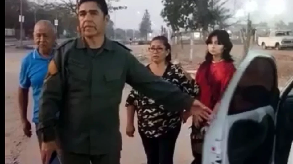 VIDEO Embarcación: Serios incidentes en el corte de ruta de los originarios