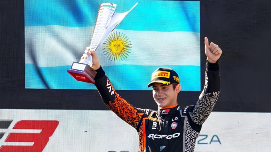 Fórmula 3: Colapinto ganó la sprint de Monza y quedó a un paso del subcampeonato