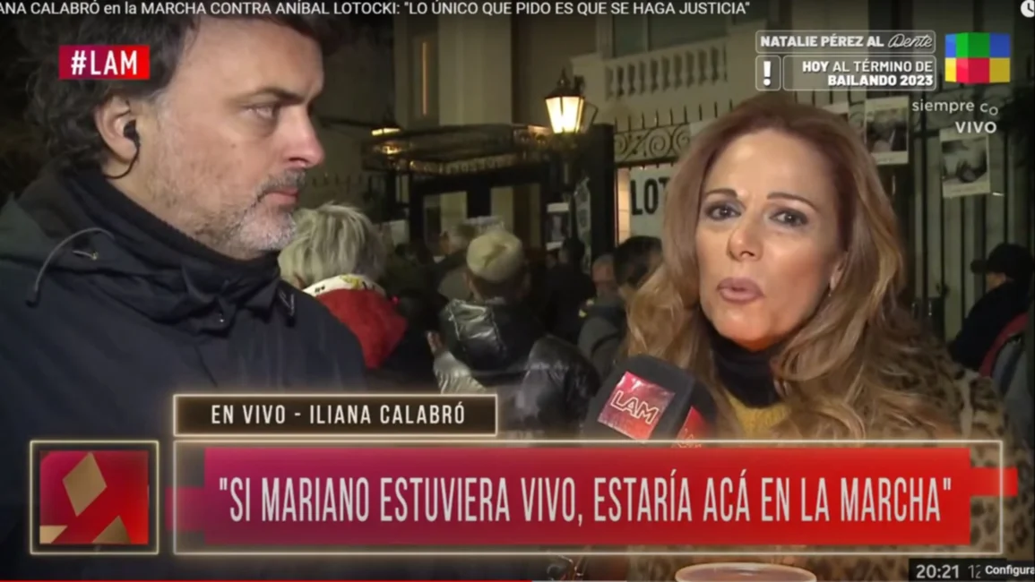 Silvina Luna: la movilización frente a la casa de Aníbal Lotocki